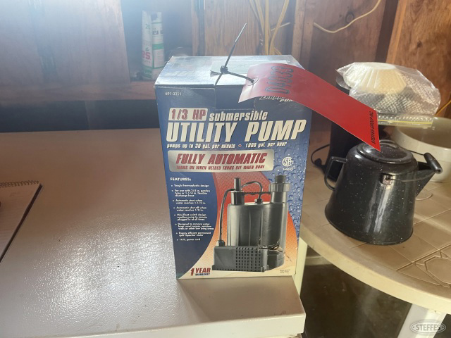 New in box sump pump